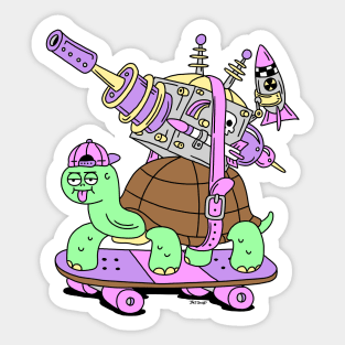 BATTLE TURTLE Sticker